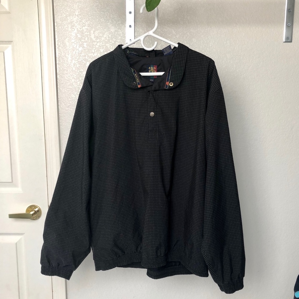 Vintage Sunice Checkered Oversized Windbreaker